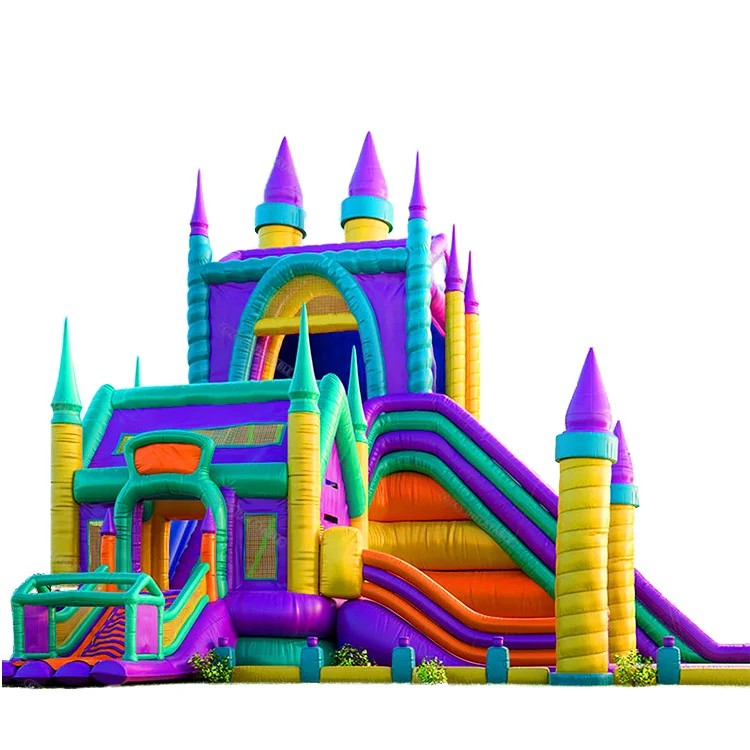 Commercial inflatable castle funny jumping bouncy house