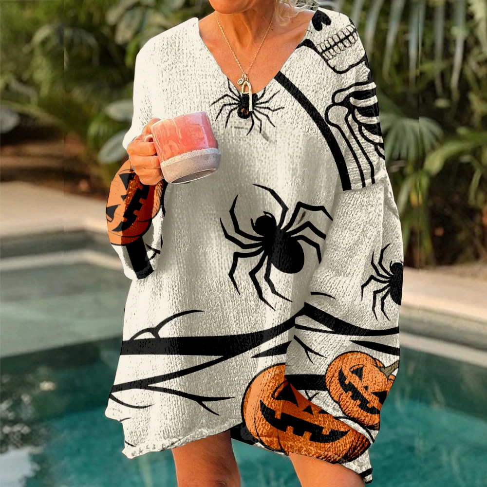 

Autumn Winter Knitted sweaters Halloween Women's Oversized Sweaters 2025 Pullover Trendy Soft Outfits Y2k jumpers for girls