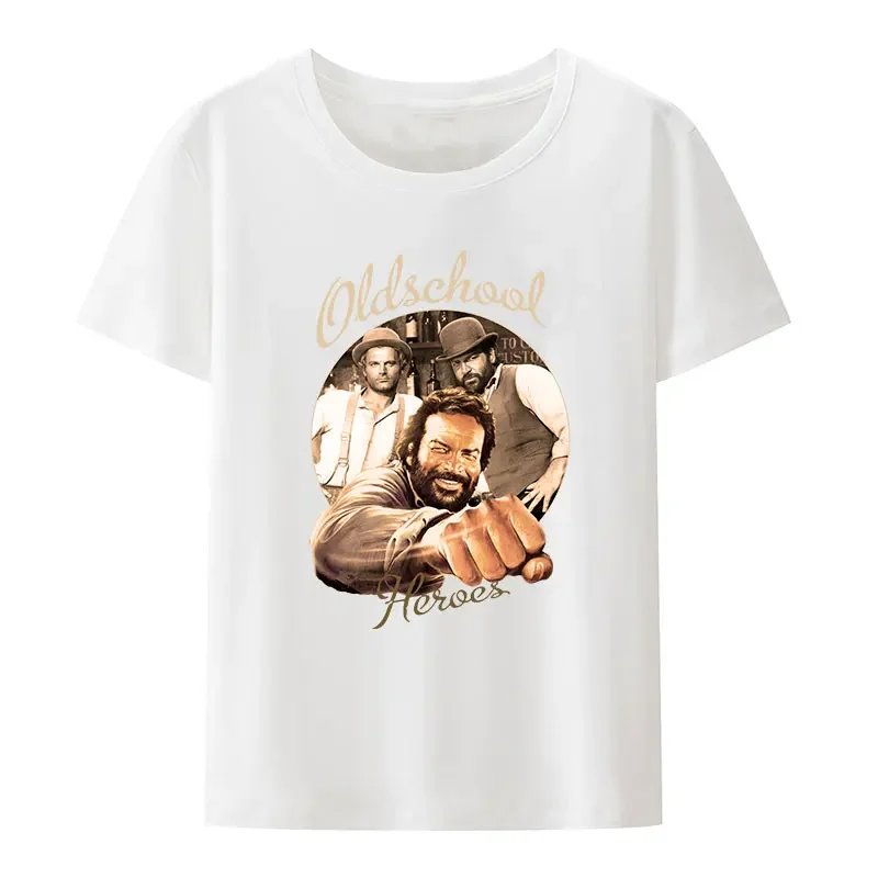 Bud Spencer Banana Joe Telefilm Cinema Tv Idea Regalo Tutte Le Taglie Tshirt Classic Summer Short-sleev Casual Graphic Tees Tops