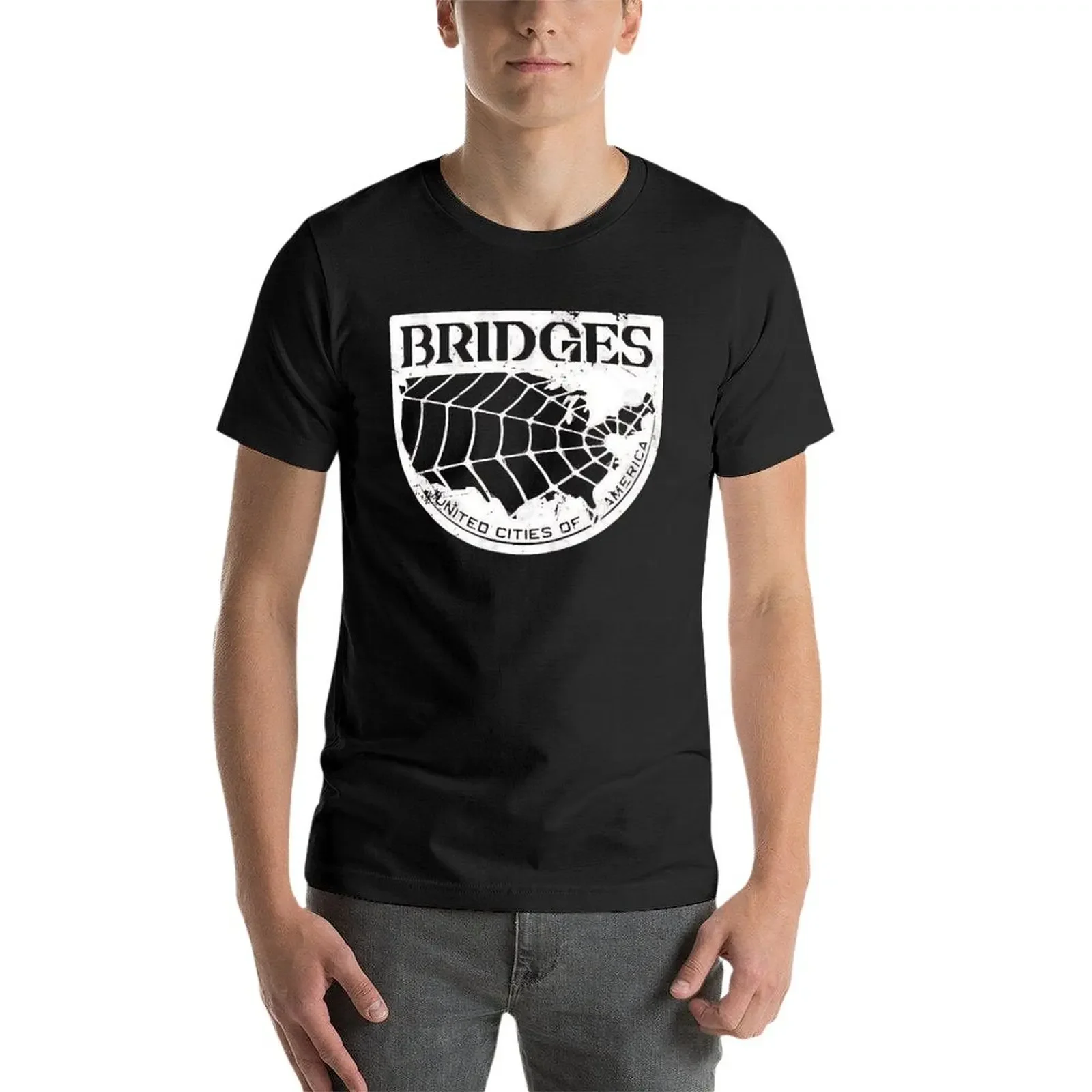 Bridges United Cities of America Death Stranding camiseta personalizada figuras de anime camisetas de entrenamiento para hombres