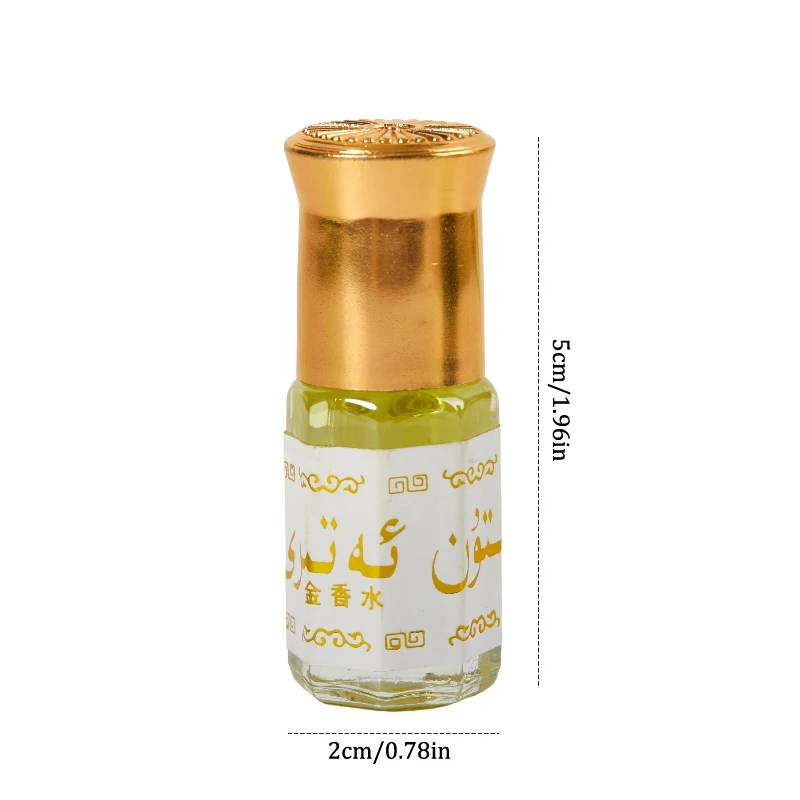 3ML Saudi Essential Oil Perfume Floral Notes Lasting Fragrance For Women Flower Flavor Perfume Essence Oil Body Deodorization