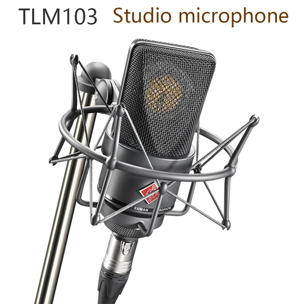 

TLM 103 Studio Microphone tlm103 Cardioid Condenser Mic Large Diaphragm Suitable for recording and podcasting, streaming media
