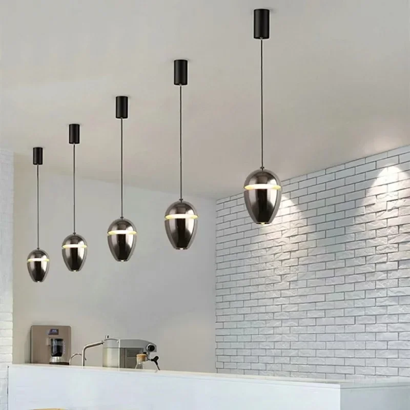 TechHPNew Bedroom Headboard LED Pendant Lamp Creative Restaurant Clothing Store Bar Counter Window