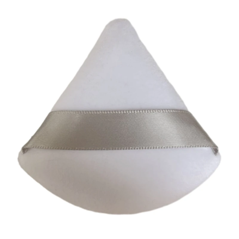 Мягкая треугольная пудра, хлопковая губка для макияжа лица для рассыпчатой ​​пудры, влажной и сухой, дропшиппинг