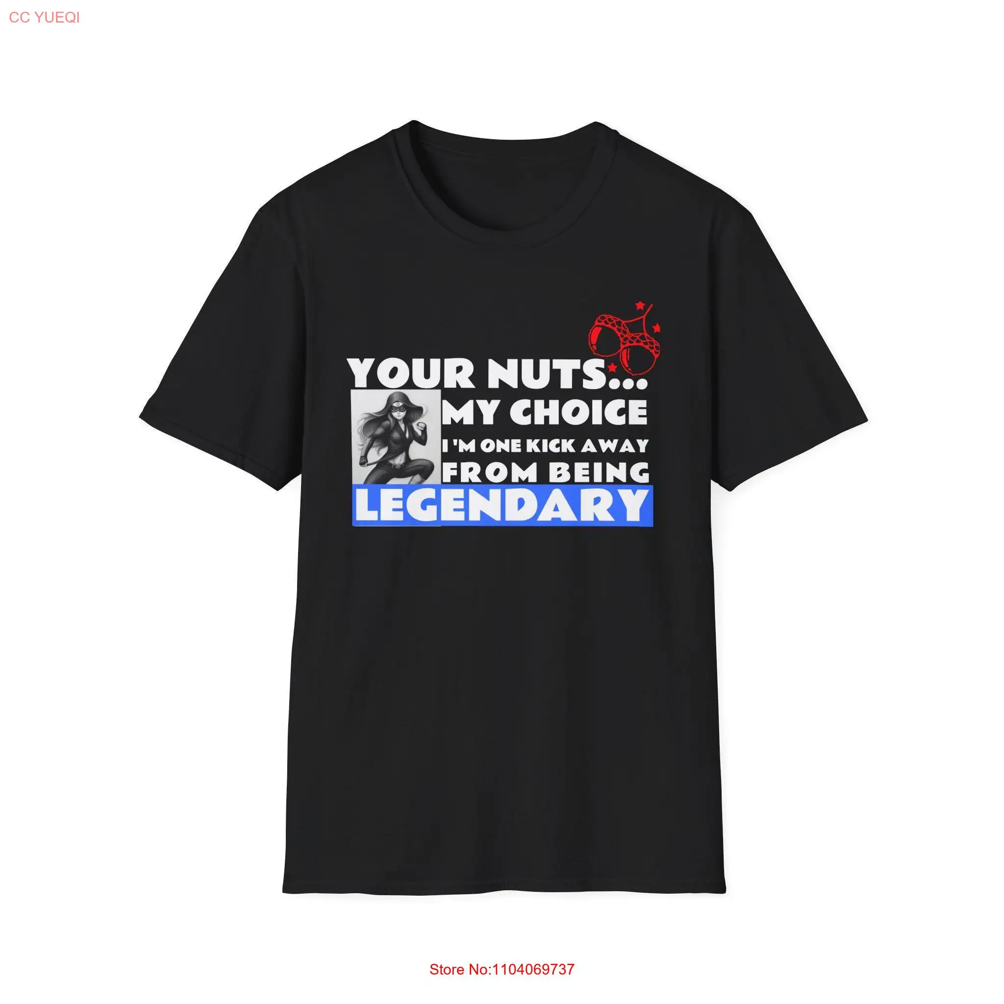 

Футболка Your Nuts My Choice с длинными или короткими рукавами