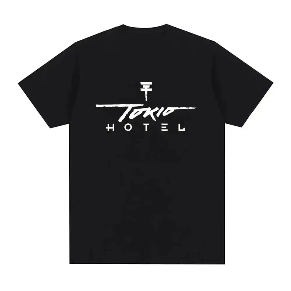 Rock Band Tokio Hotel Kaulitz Print T-Shirt Trend Kurzarm-Shirt Herren Damen Hip Hop Streetwear Mode Harajuku Y2K Kleidung – Detail 14