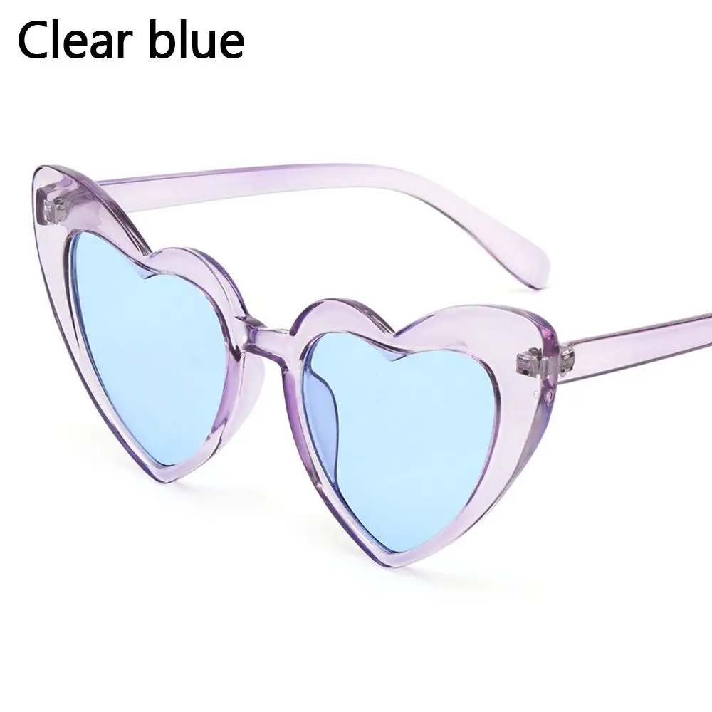 

Fashion Clout Goggle Women Heart-Shaped Sunglasses UV400 Protection Eyewear Vintage Sunglasses