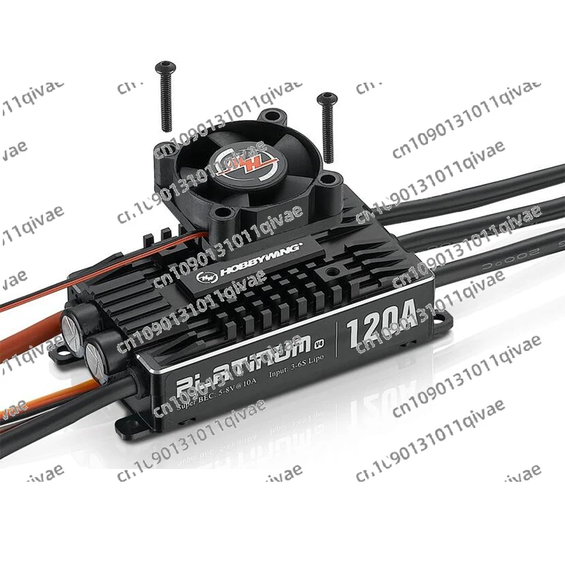 Platinum Pro V4 120A 3-6S Lipo BEC moule vide ESC sans brosse pour hélicoptère avion Drone RC
