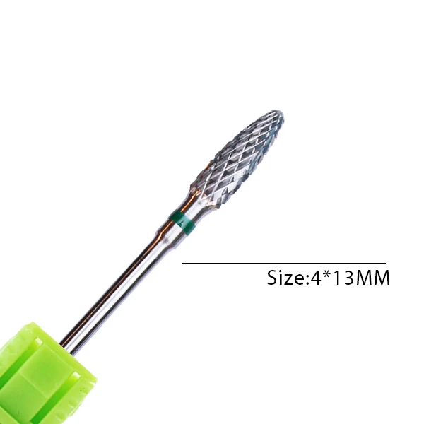 1pc Hartmetall Wolfram Nagel Bohrer Drehen Grat Fräsen Nagel Cutter Bits Bohrmaschine Maschine Für Maniküre Pediküre Werkzeuge