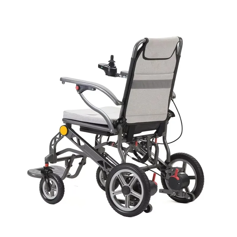 OEM ODM Custom Logo Portable Folding Electric Wheelchair 14.5Kg Lightweight Magnesium Alloy Electric Wheelchair
