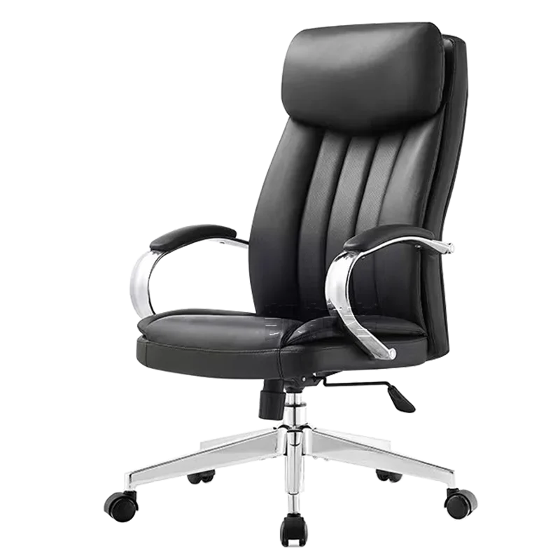 

Home Computer Comfortable Sedentary Armrest Boss Leather Lifting Swivel Chair Backrest Chair Waist Protection