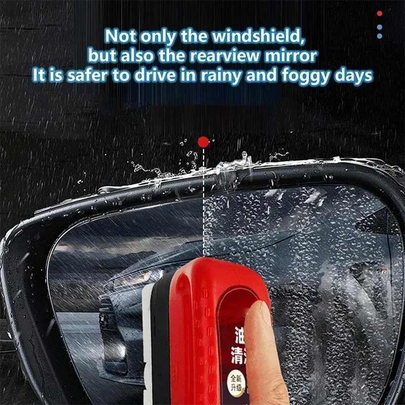 Car Glass Oil Film Remover, Cleaning Board, Hydrophobic Glass Coating, Windshield, Clear Window, Auto Detailing Tool image 4