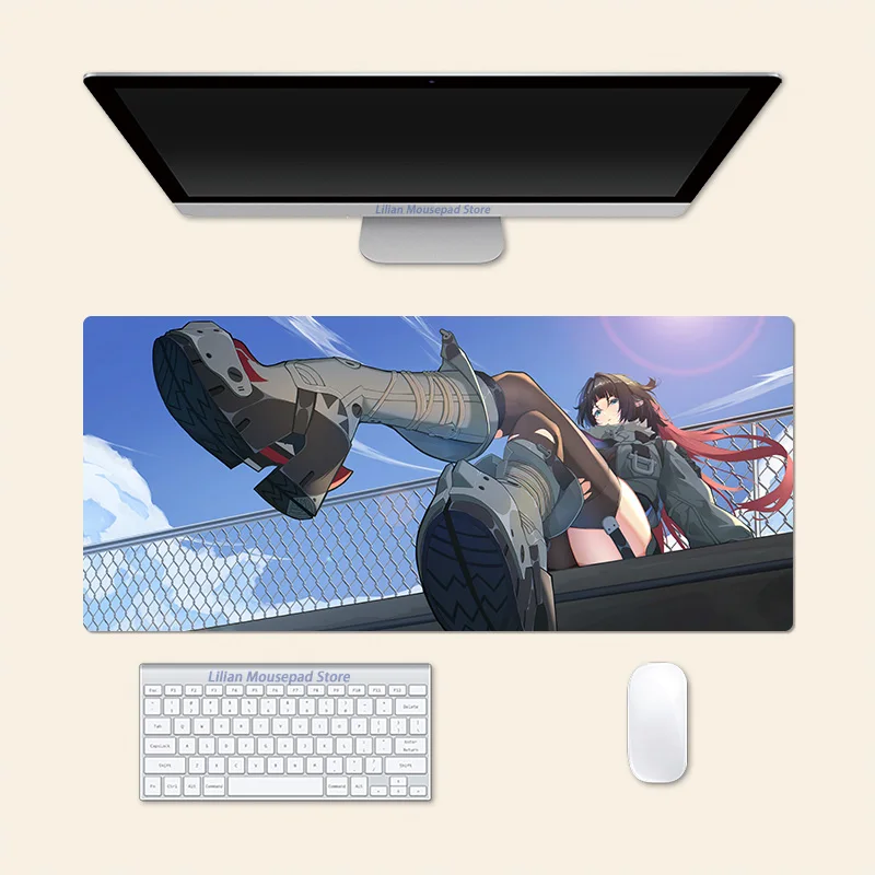 Sexy Jane Doe Zenless Zone Zero Anime Large Mouse Pad Office Mousepad Creative Game Desk Mat Gift