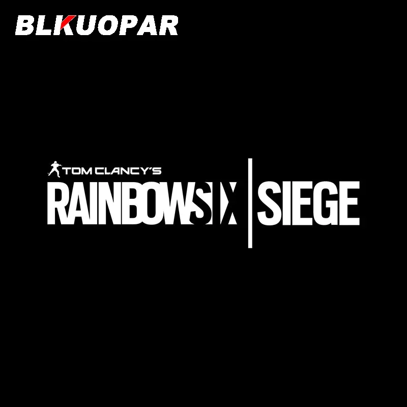 BLKUOPAR Tom Clancy\'s Rainbow Six Siege: Year 5 Pass Logo Decal Personality Waterproof Car Stickers Helmet Windows Decal Lable