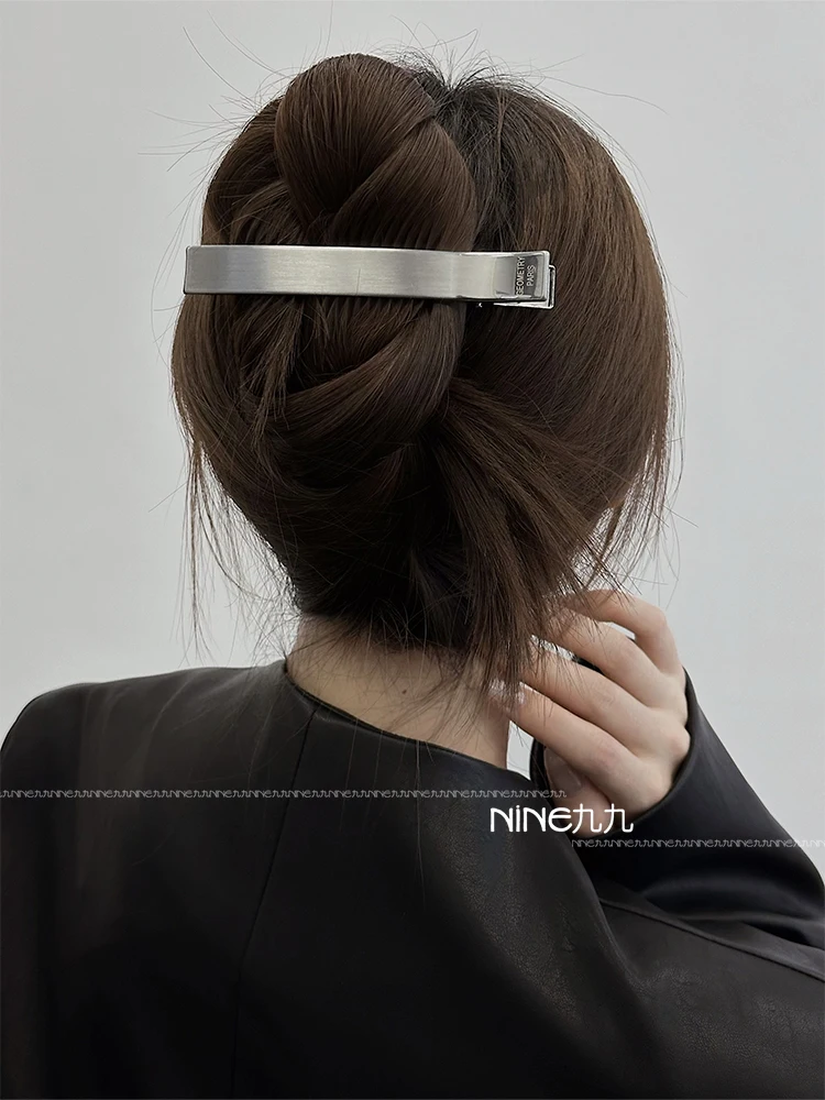 

Advanced Alloy Series Hairpin Female, Fashion One-word Clip Back Head Grab Clip