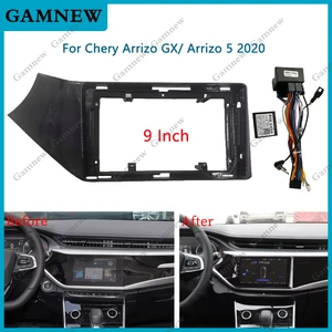 Kit Fascia Adapter Carboard, Canbus Box decoder, Android radio, trace assembly, Panel Kit for Chery Arrizo GX, Arrizo 5 2020, 9 10 Main Sales Frame Frame Panel Chery - №3