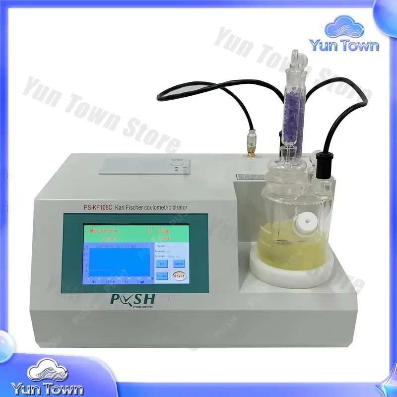 Electric Insulation Oil Tester PS-KF106C Coulometric Karl Fischer Titrator for Oil Analysis for Transformer Oil Testing
