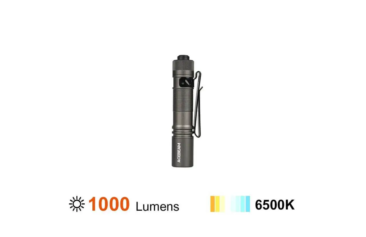 

Acebeam Pokelit AA 1000 Lumens EDC Flashlight