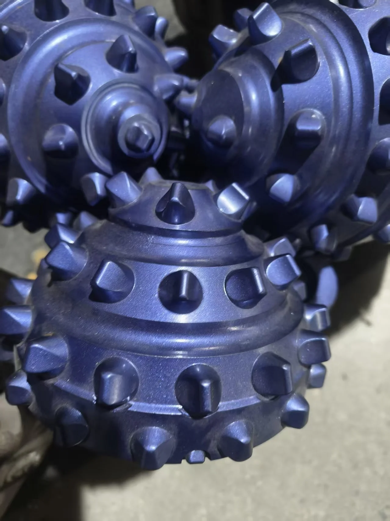 Broca tricónica de aço carbono forjado de 12 polegadas para perfuração de poços de água