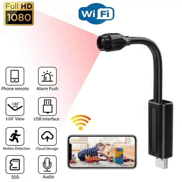 

Portable USB Mini Wifi Camera Wireless IP camera Indoor Motion Detect Mobile Phone View Camera Small Surveinllance Camera