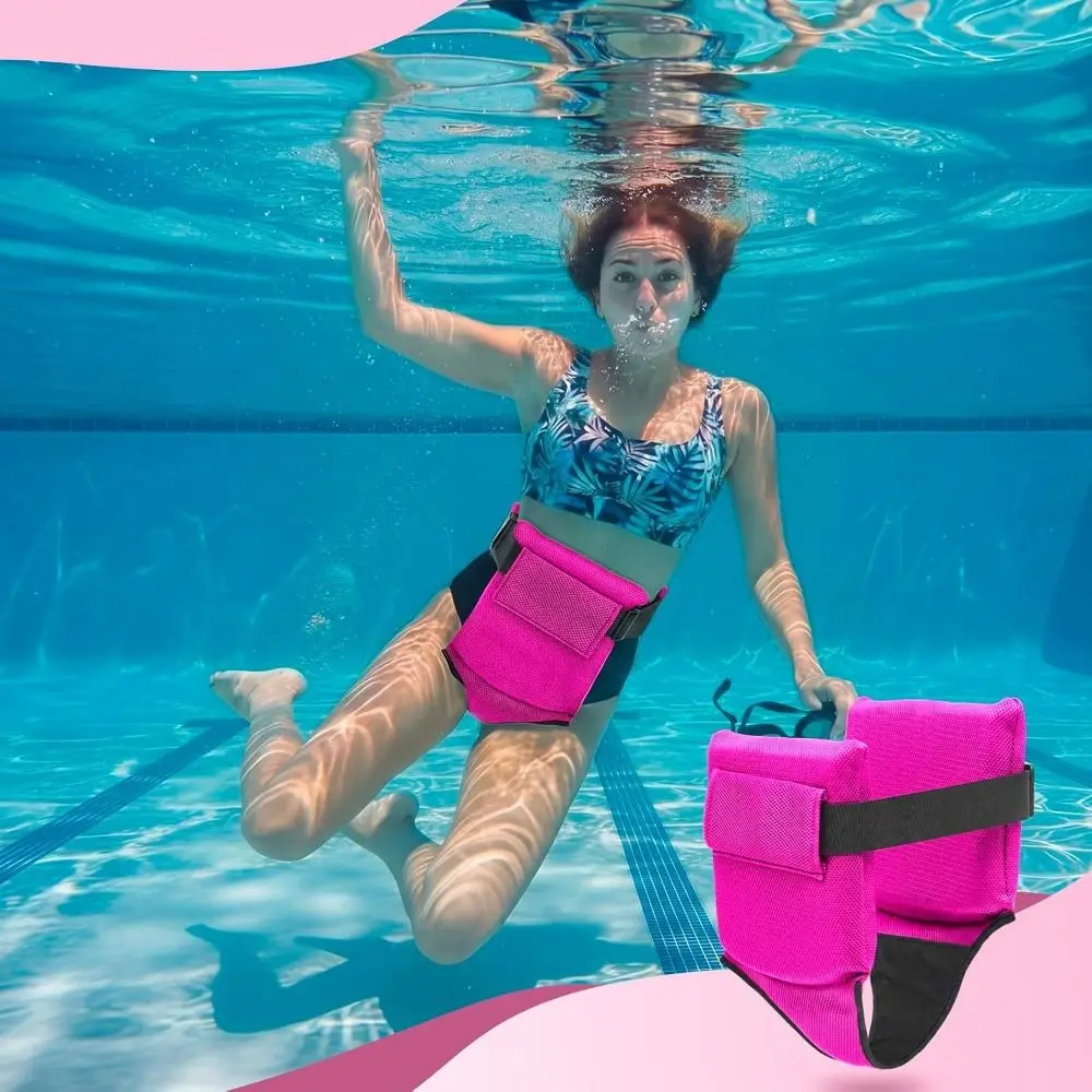 Portable Non-Slip Flotation Belt Adjustable Water Resistant Swim Belt Versatile Water Saddle Swimming Training