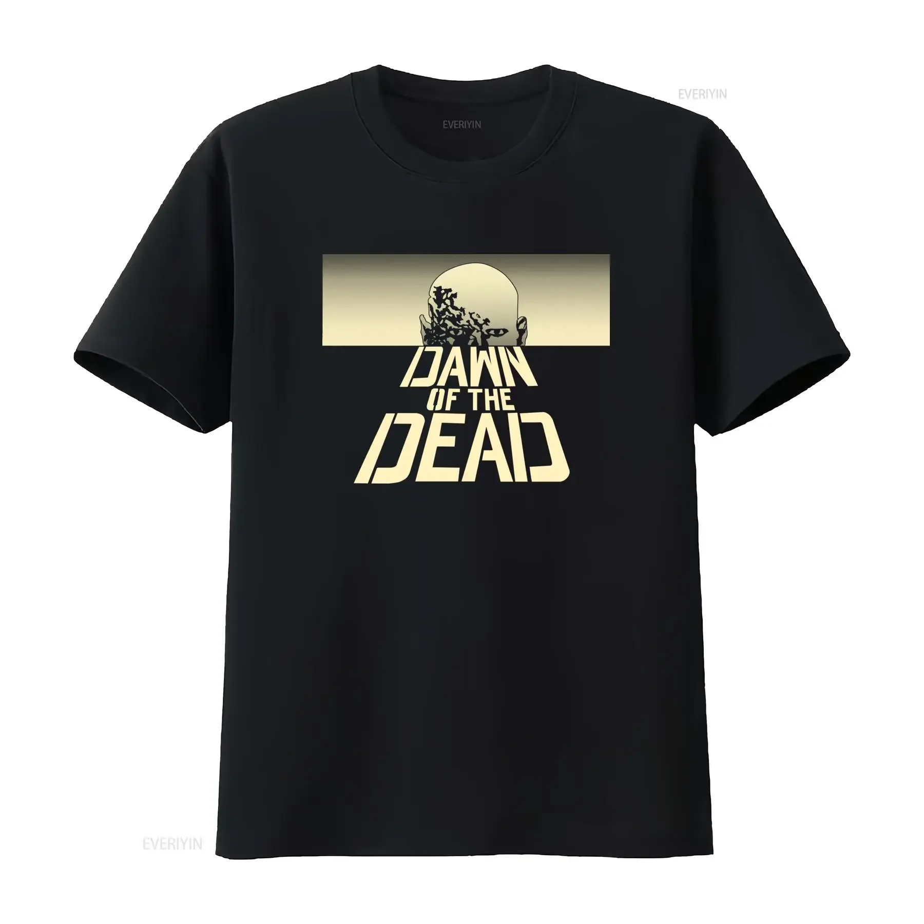 Dawn Of The Dead XXL Crew T Shirt Rare Oop Replica 2009 Romero Savini Horror Movie Inspired  vintage Washed Versatile Unisex