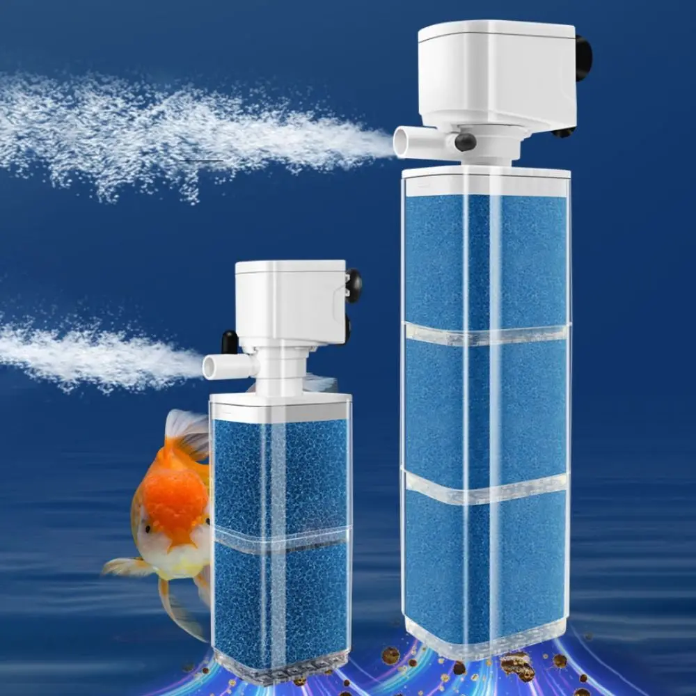 Filtro Sumergible Silencioso para Pecera, Bomba de Oxigenación y Purificación de Agua de Plástico, Bomba de Circulación de Agua Extraíble