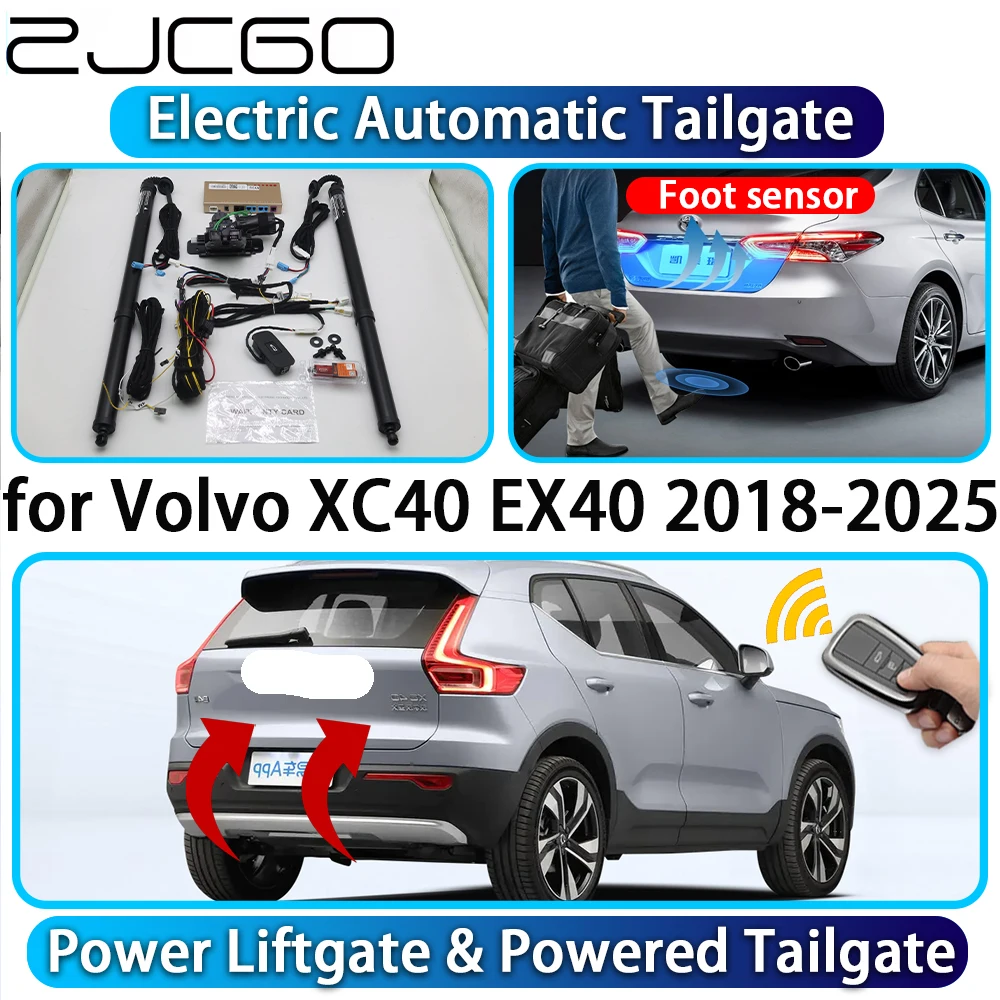 

ZJCGO for Volvo XC40 EX40 2018-2025 OEM Automatic Power Liftgate Powered Tailgate Intelligent System Car Trunk Lift Control Kit