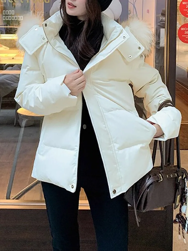 

Уникальное женское зимнее пальто Sli 2026: Новая модная хлопковая куртка свободного кроя с длинными рукавами, круглым вырезом и одной пуговицей для повседневной носки