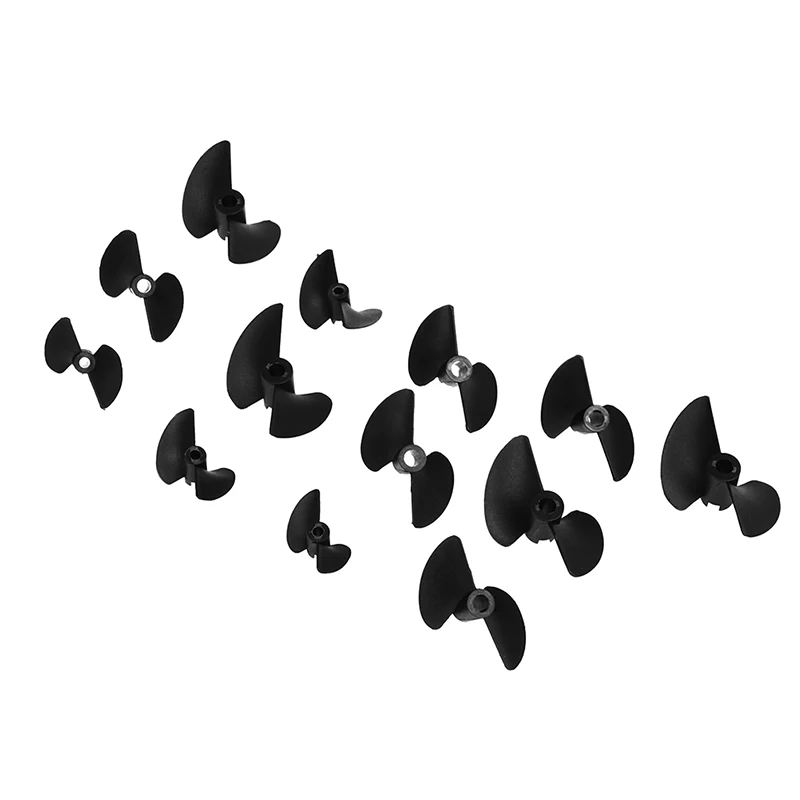 RC Boat Model Two-Blades Propeller CW Nylon Paddle P40 Shaft Diameter Options 27-47MM for Remote Control Boats