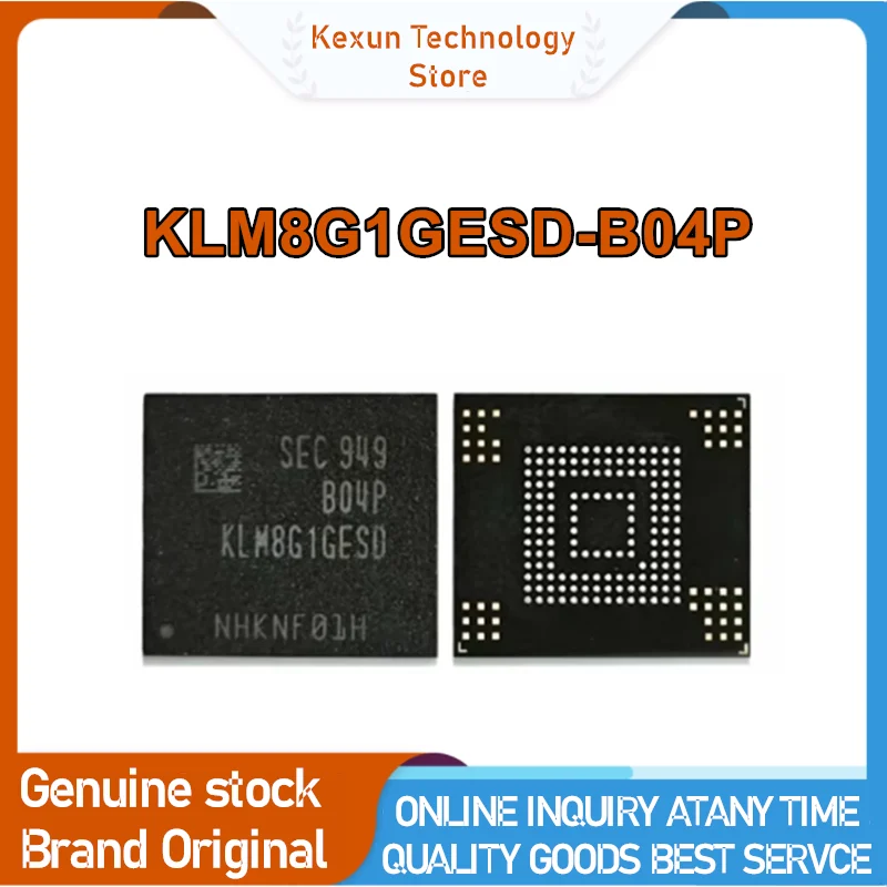 KLM8G1GESD-B04P 8GB industrial grade eMMC V5.1 font library 0-10 New Original in Stock