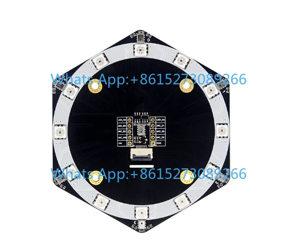 Microphone Array Module for K210 Development Board with Beamforming and Sound Localization
