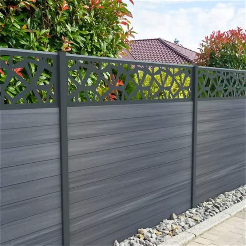 Free Design Leaf Pattern Privacy Cut Metal Privacy Screen Carved Decoration Aluminum Panels for Garden Fence