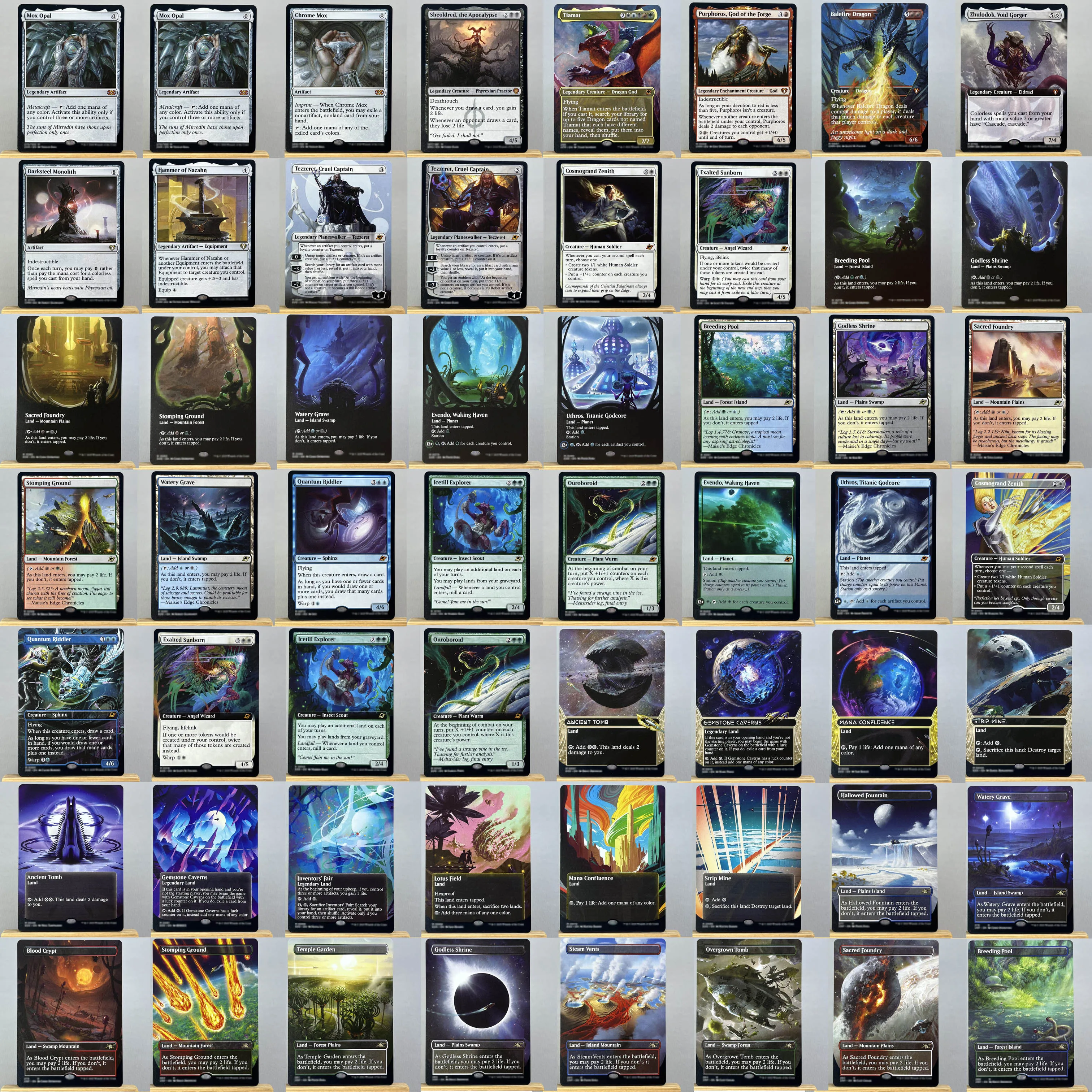 EOE UNF EOS HOLO15-I04 Tcg الوكيل بطاقات سحرية صدمة الأرض ستومبينج الأرض المقدسة مسبك القبر القديم قطاع قبر مائي جمع #2