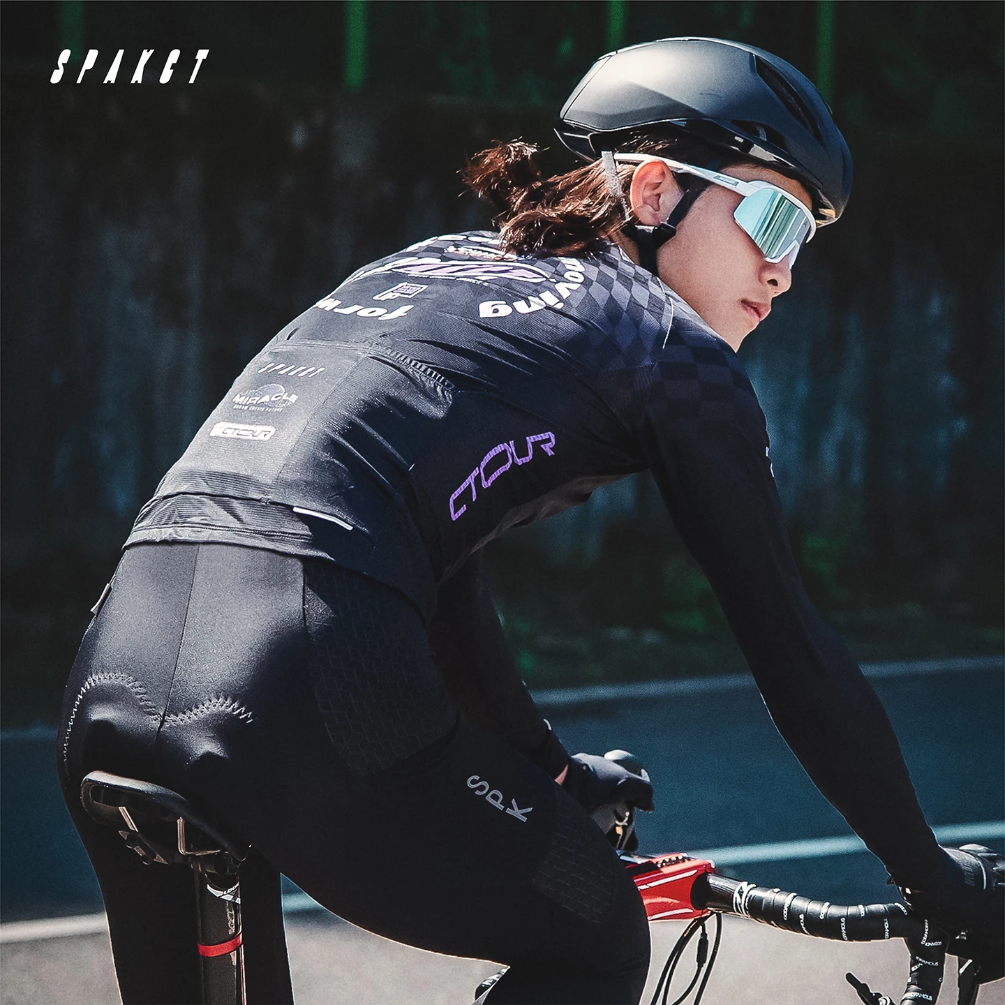 SPAKCT 2026 New Men's Long Sleeve Cycling Jersey Spring Summer Professional Road Bike Wear Charge Series