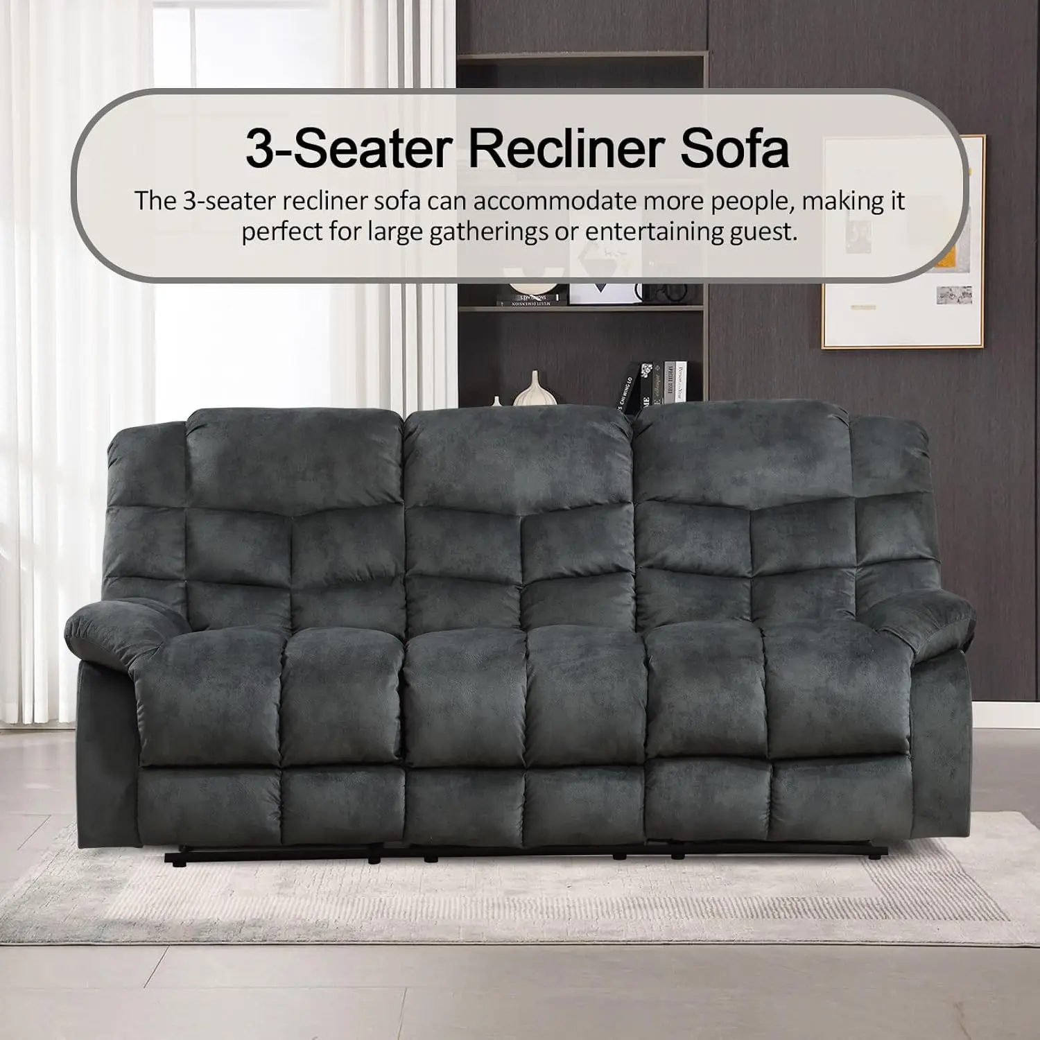 Thumbnail 3 - #1 Low Price Reclining Sofa Couches Deals