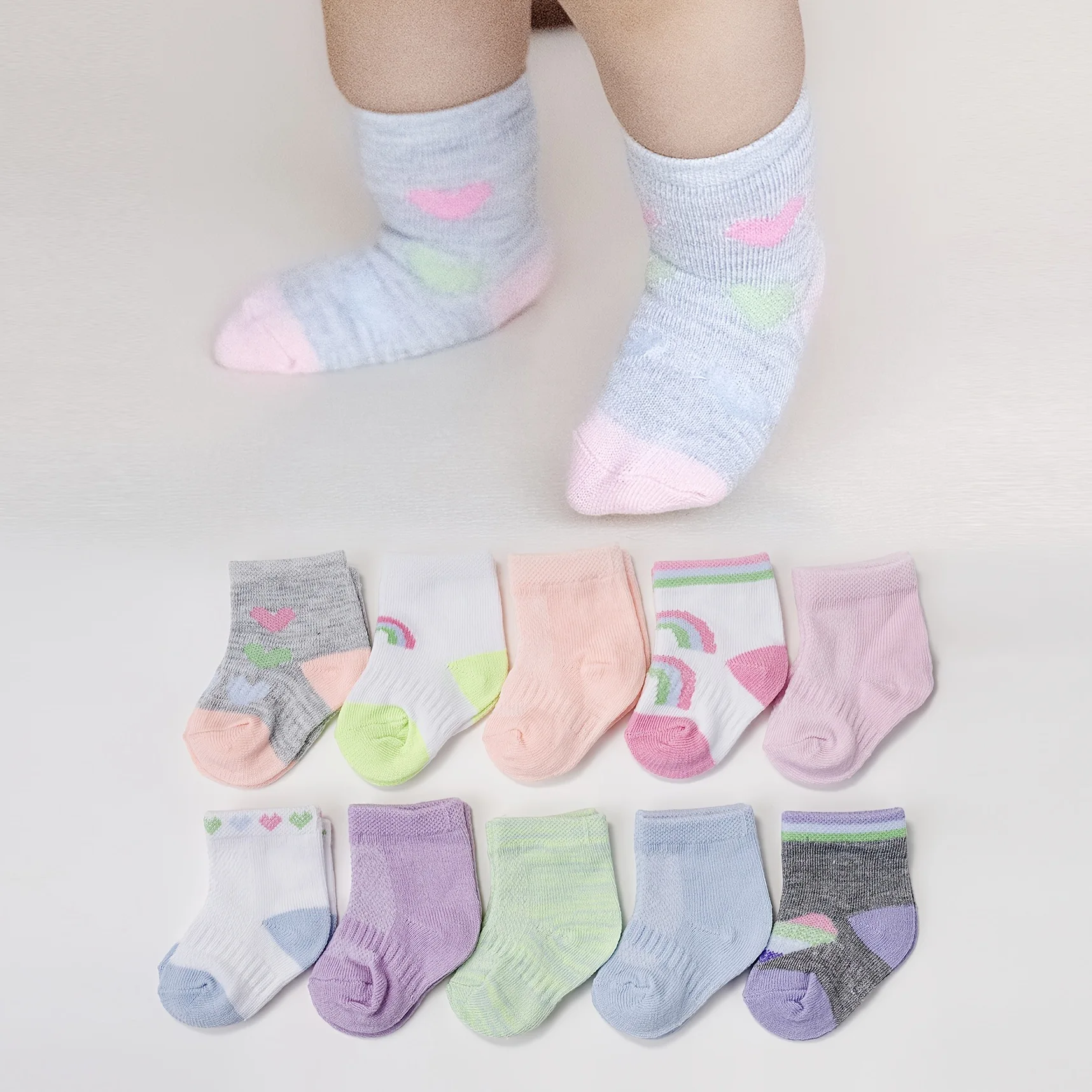 Baby Boy Girl Socks Color Newborn Items Clothing 0-3 Years Old Sports Socks Stuff Clothes Infant Toddle Four Season Accessories