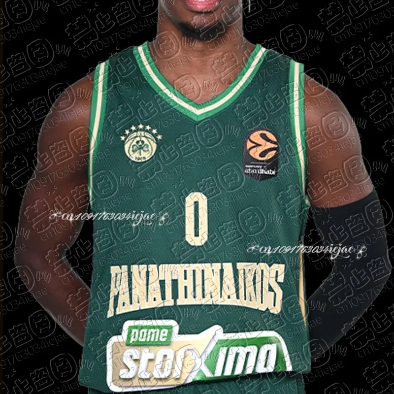 2026 جديد اليونانية الكبار كرة السلة للرجال سترة رياضية Panathinaikos أثينا كرة السلة لعبة جيرسي كرة سلة للأطفال مجموعة جيرسي خاصة #2