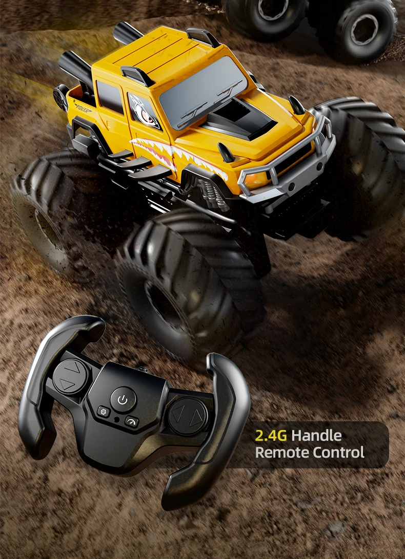 JJRC Q215 4WD 2.4G RC Car Amphibious All-Terrain Waterproof Rugged Monster Truck Kids Remote Control Toy