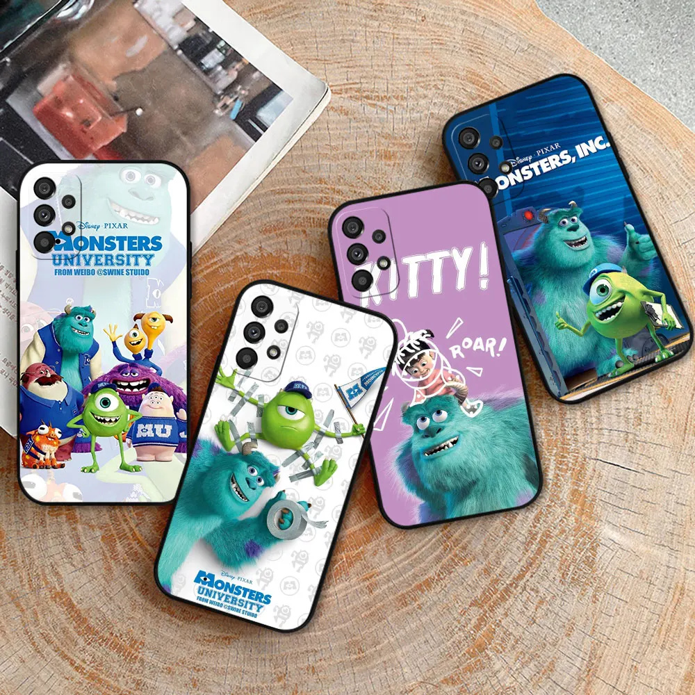 Disney Monsters Inc Cute Phone Case For Samsung Galaxy A52 A54 A53 A55 A51 A50 A72 A71 A73 A90 A80 A42 A35 A34 A33 A32 A31 Cover