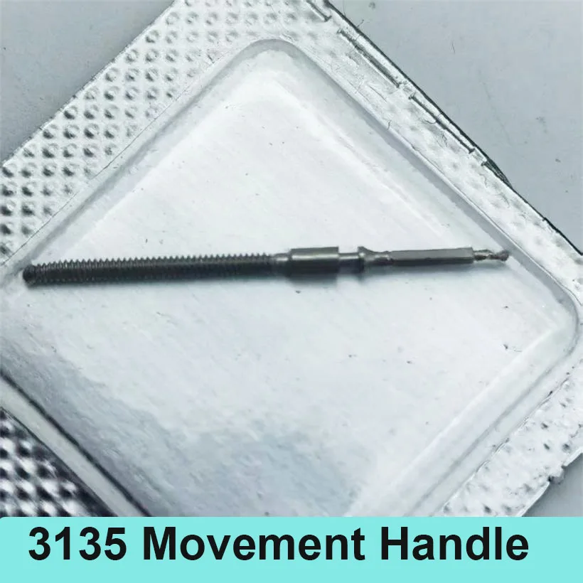 ملحقات الساعة مناسبة لمقبض الحركة الميكانيكية الأصلي 3135 3135 حركة ضبط أجزاء إصلاح مقبض الوقت #4