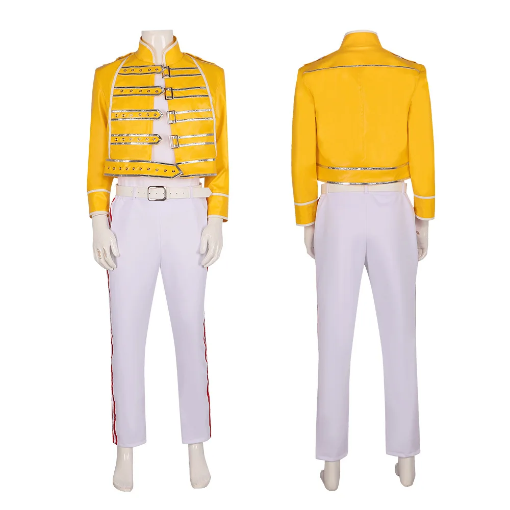 

Freddie Mercury The Lead Singer Of Queen Cosplay Costume Freddie Mercury Stage Performance Costume