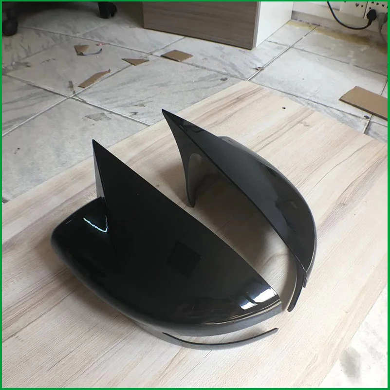 

Car Styling For Nissan Pulsar 2014-2017 Rearview Mirror Cover Caps Trim With Horn Decoration Auto Parts Accessories