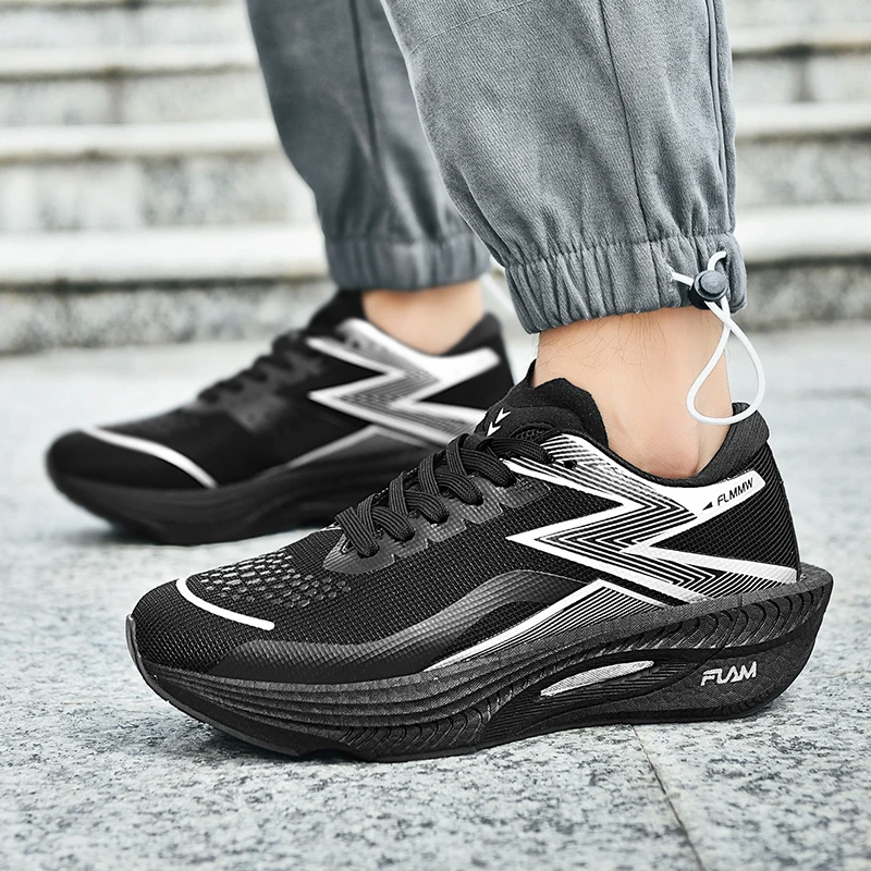 أحذية الجري الرياضية العصرية لعام 2025، أحذية مشي خارجية مريحة وخفيفة الوزن ونعل الفشار للرجال والنساء #3