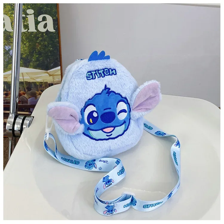 Lilo & Stitch Schattige Tas Disney Cartoon Stitch Pluche Meisjes Crossbody Tas Mode Persoonlijkheid Prinses Kleine Tas Speelgoed Cadeau Anime