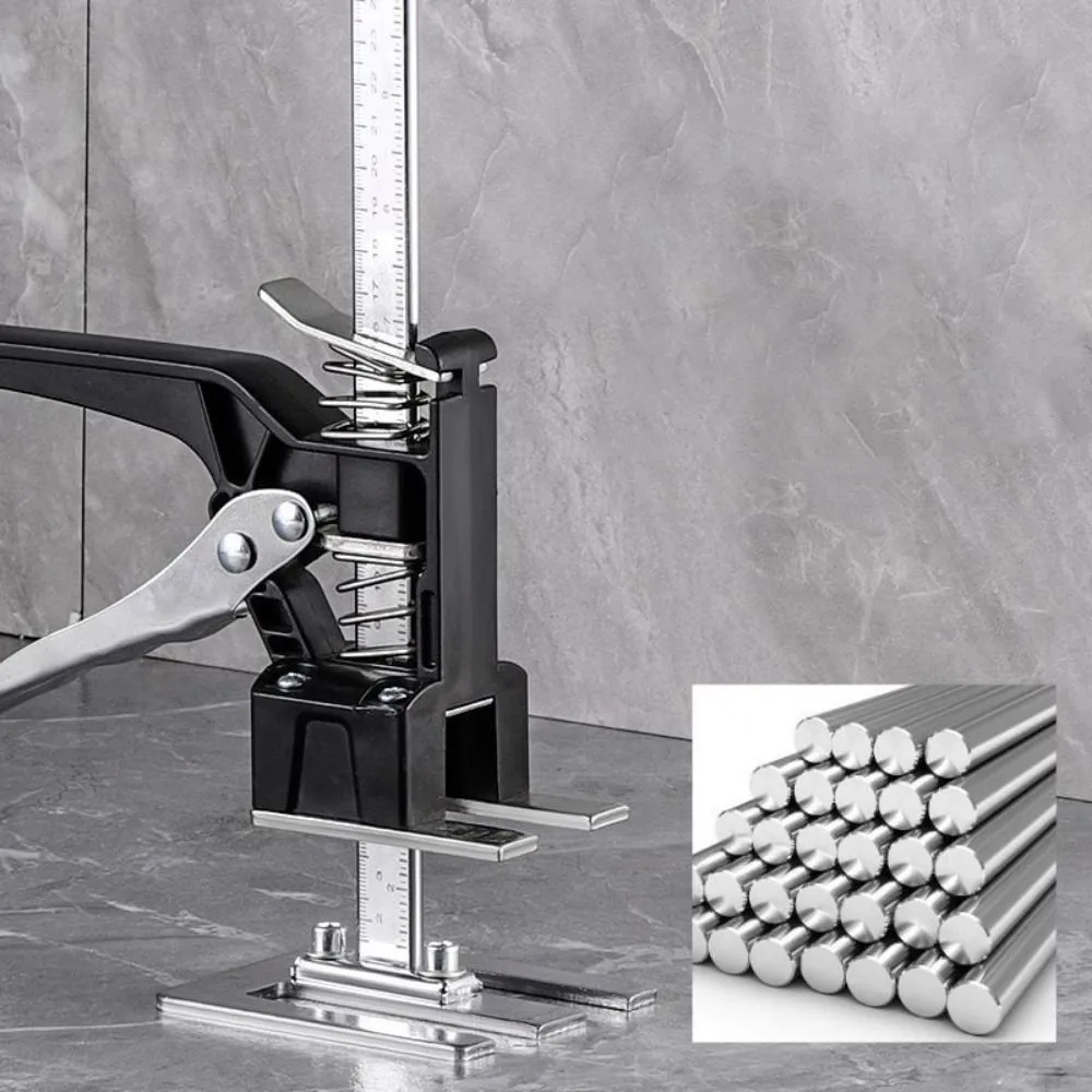 New Stainless Steel Cabinet Board Lifter Labor-Saving Portable Tile Height Adjuster Arm Jack Elevator Tool Hand Lifting Tool