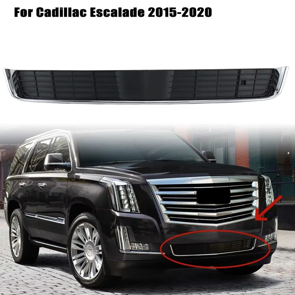 

Front Bumper Cover Grille for Cadillac Escalade 2015 -2020 ABS GM1036178 23181987 Racing Grills Car accessories Black /Chrome