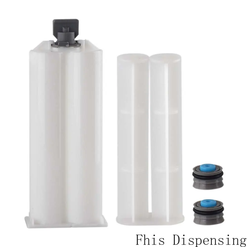 Cartridge 50ml Syringe 1:1 with Putter Pack of 10 AB Epoxy Gun