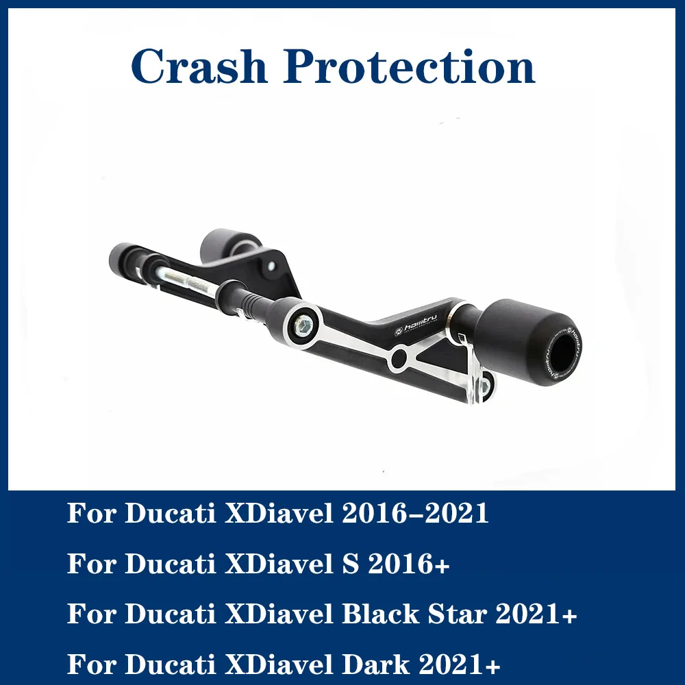 

For Ducati XDiavel / S / Dark / Black Star 2016-2021 Motorcycle Crash Bobbins Landing Protection