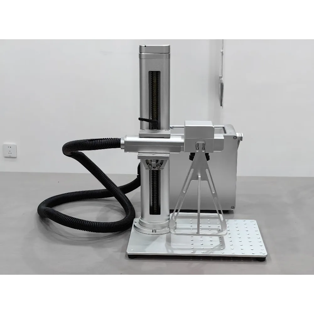 Máquina portátil de marcado láser de fibra: opciones de 20W/30W/50W para piezas de metal y plástico